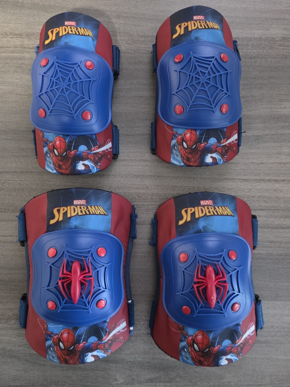 MARVEL Spider-Man Protective Gear Elbow Pads & Knee Pads Toddler Kids Ages 3-7